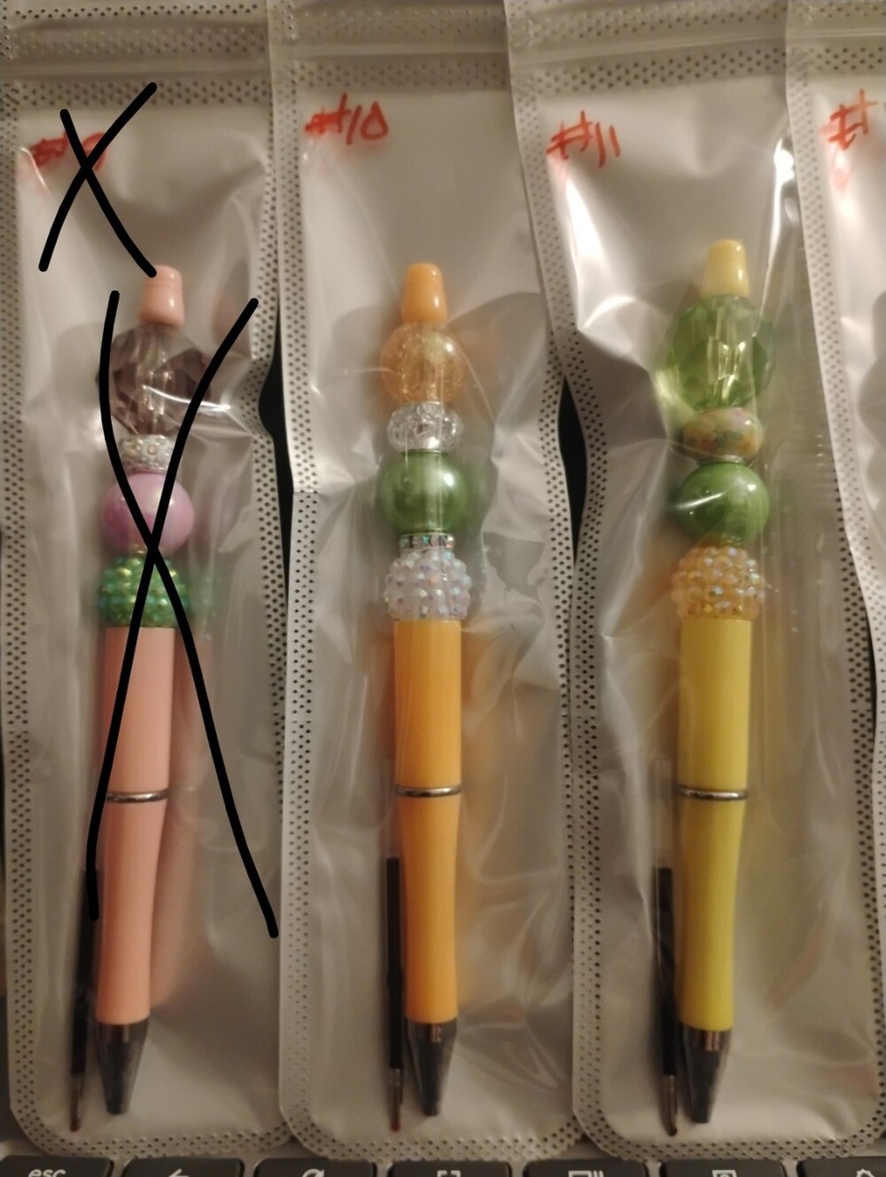 Pens Custom/ Handcrafted Rhinestone & Focal Bead Ink Pens (Includes Refill)NWOT